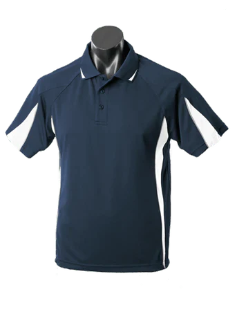 Aussie Pacific Men's Eureka Polo Shirt 1304 Casual Wear Aussie Pacific Navy/White/Ashe S 